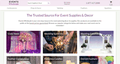 Desktop Screenshot of eventswholesale.com